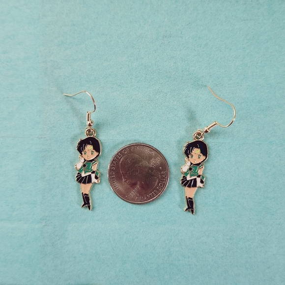 🔮3/$15 Ami Mizuno Sailor Mercury Earrings - Picture 2 of 4